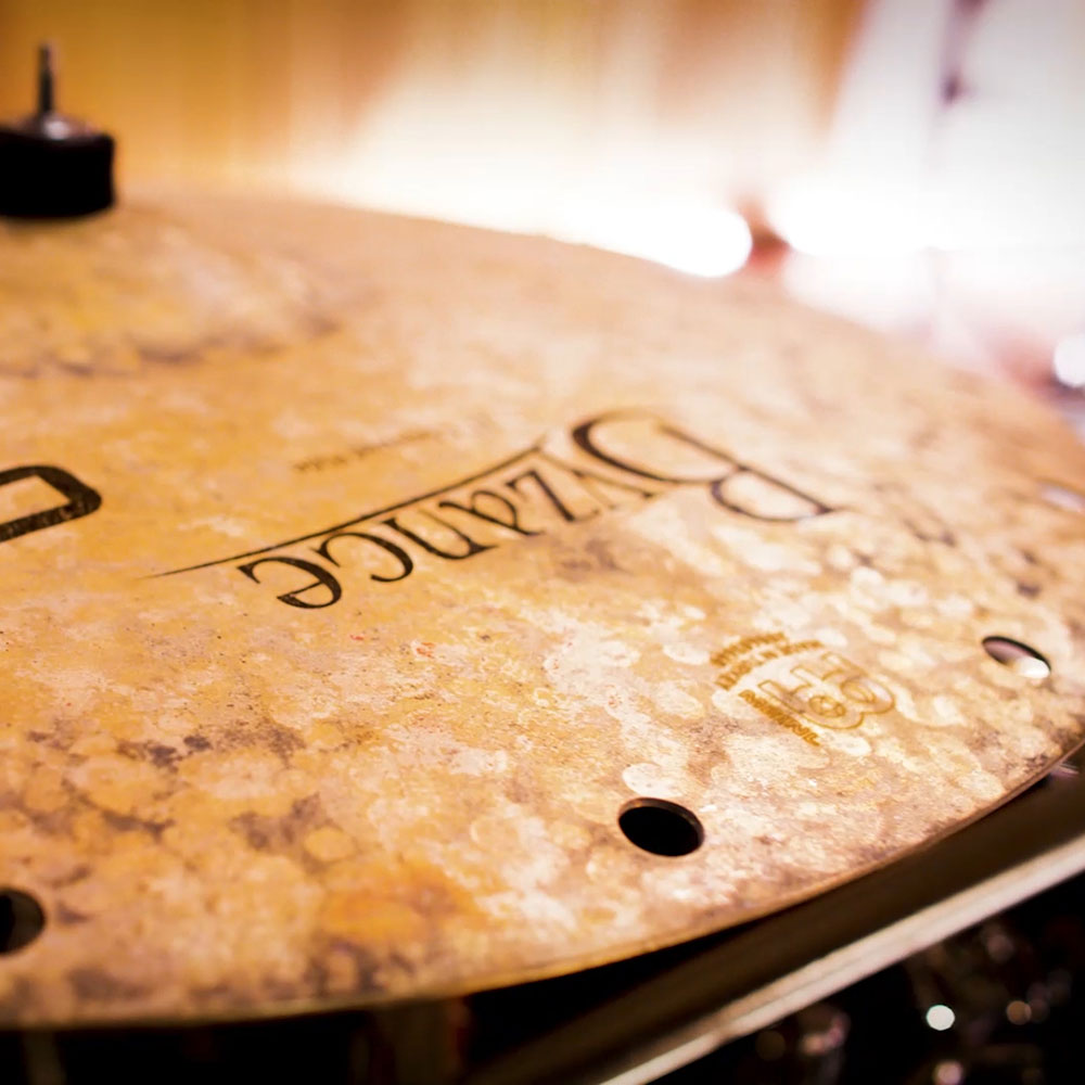 MEINL B21C2R C Squared Ride Byzance Vintage Series 21' ライドシンバル マイネル 穴あきシンバル 使用画像