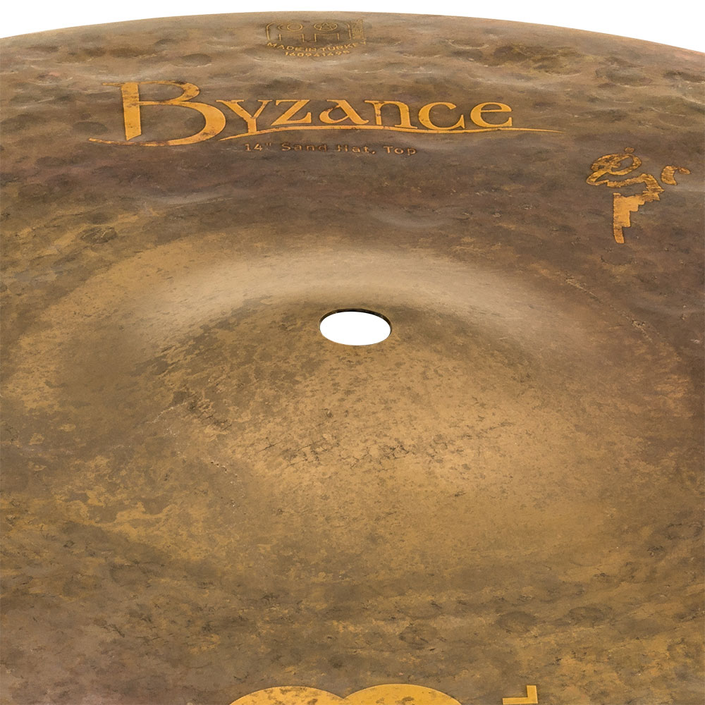 MEINL B14SAH Sand Hat Byzance Vintage Series 14' ハイハットシンバル ペア マイネル カップ部画像
