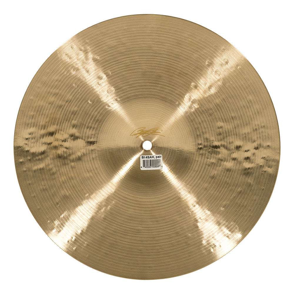 MEINL B14SAH Sand Hat Byzance Vintage Series 14' ハイハットシンバル ペア マイネル 背面画像
