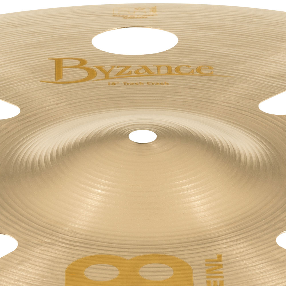 MEINL B18TRC Trash Crashes Byzance Vintage Series 18' クラッシュシンバル マイネル カップ部画像