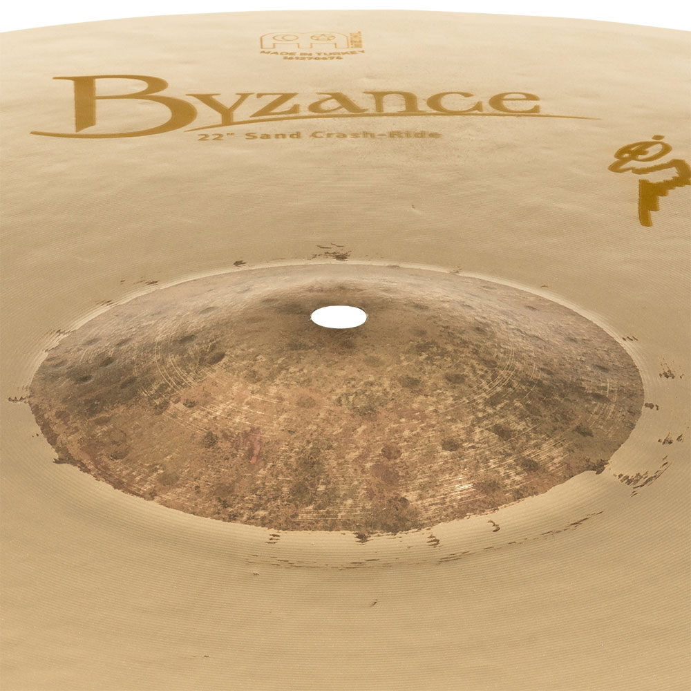 MEINL B22SACR Sand Crash Ride Byzance Vintage Series 22' クラッシュライドシンバル マイネル カップ部画像