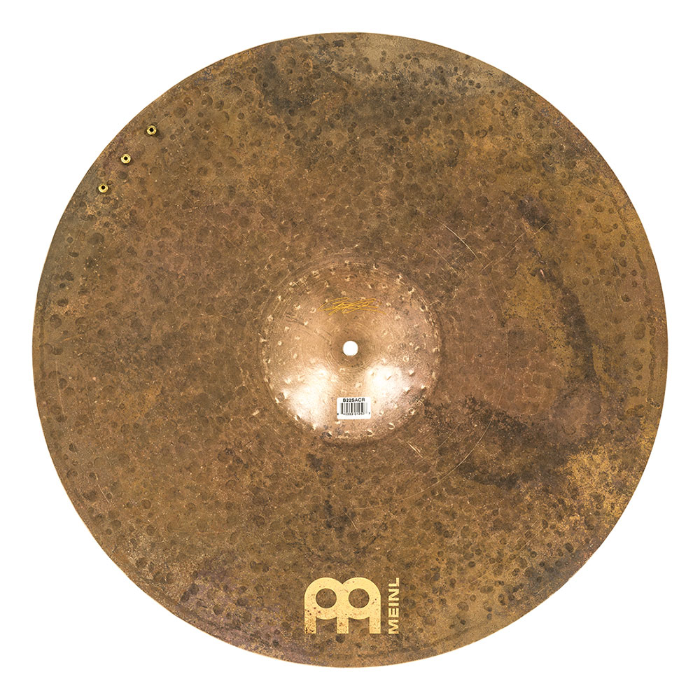 MEINL B22SACR Sand Crash Ride Byzance Vintage Series 22' クラッシュライドシンバル マイネル 背面画像
