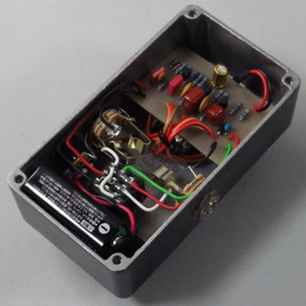 Chocolate Electronics transistripper ファズ ギターエフェクター 内部画像
