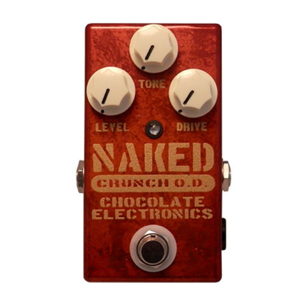 Naked　Crunch　Electronics　ギターエフェクター(チョコレートエレクトロニクス　web総合楽器店　オーバードライブ　日本製)　Chocolate　オーバードライブ