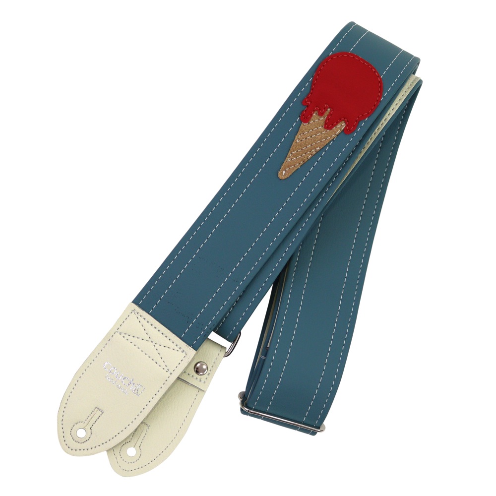 Couch ICE CREAM Sea Foam Blue ギターストラップ