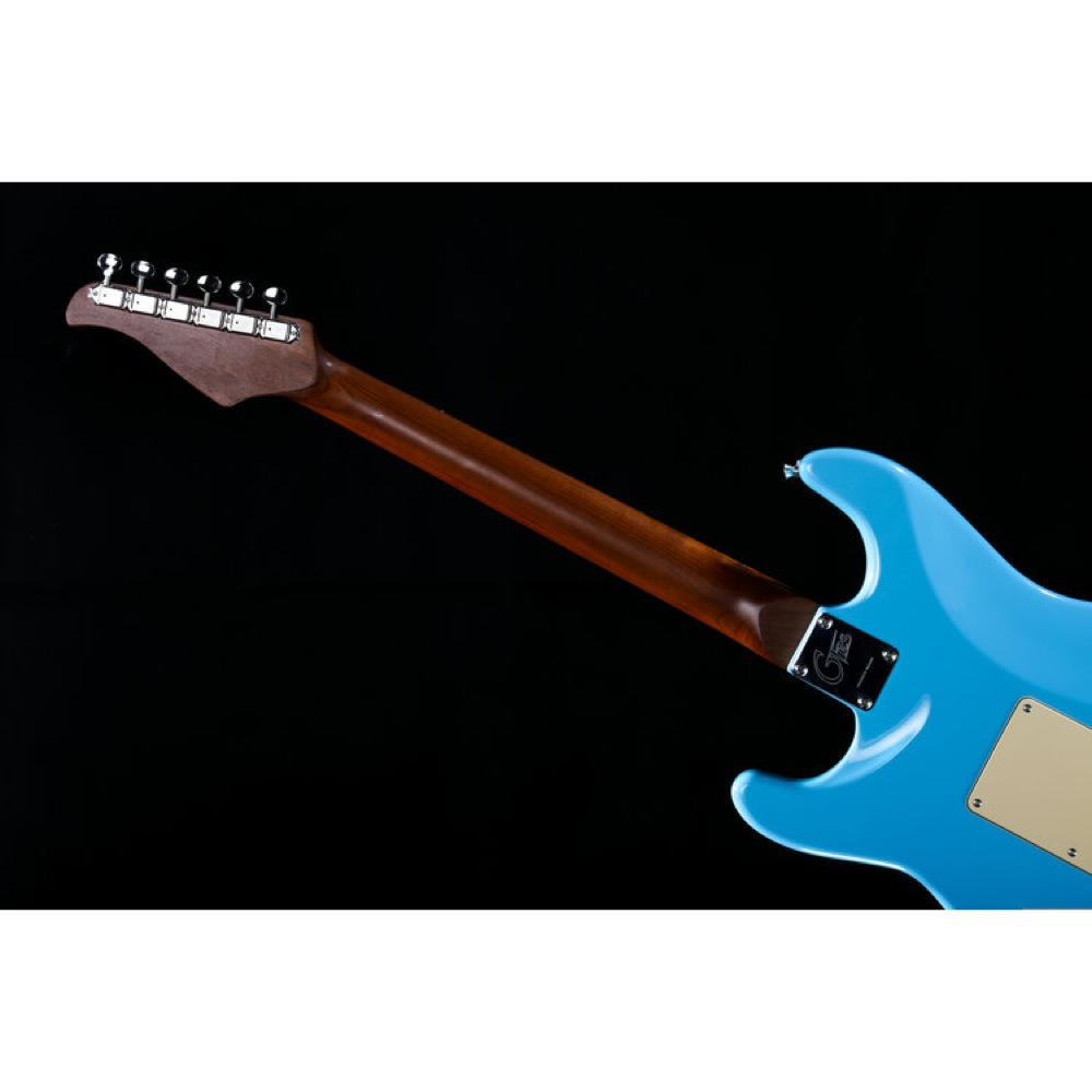 Mooer GTRS S800 Blue エレキギター 背面画像