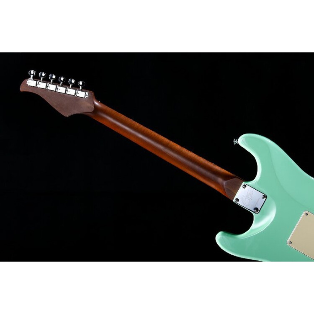 Mooer GTRS S800 Green エレキギター 背面画像