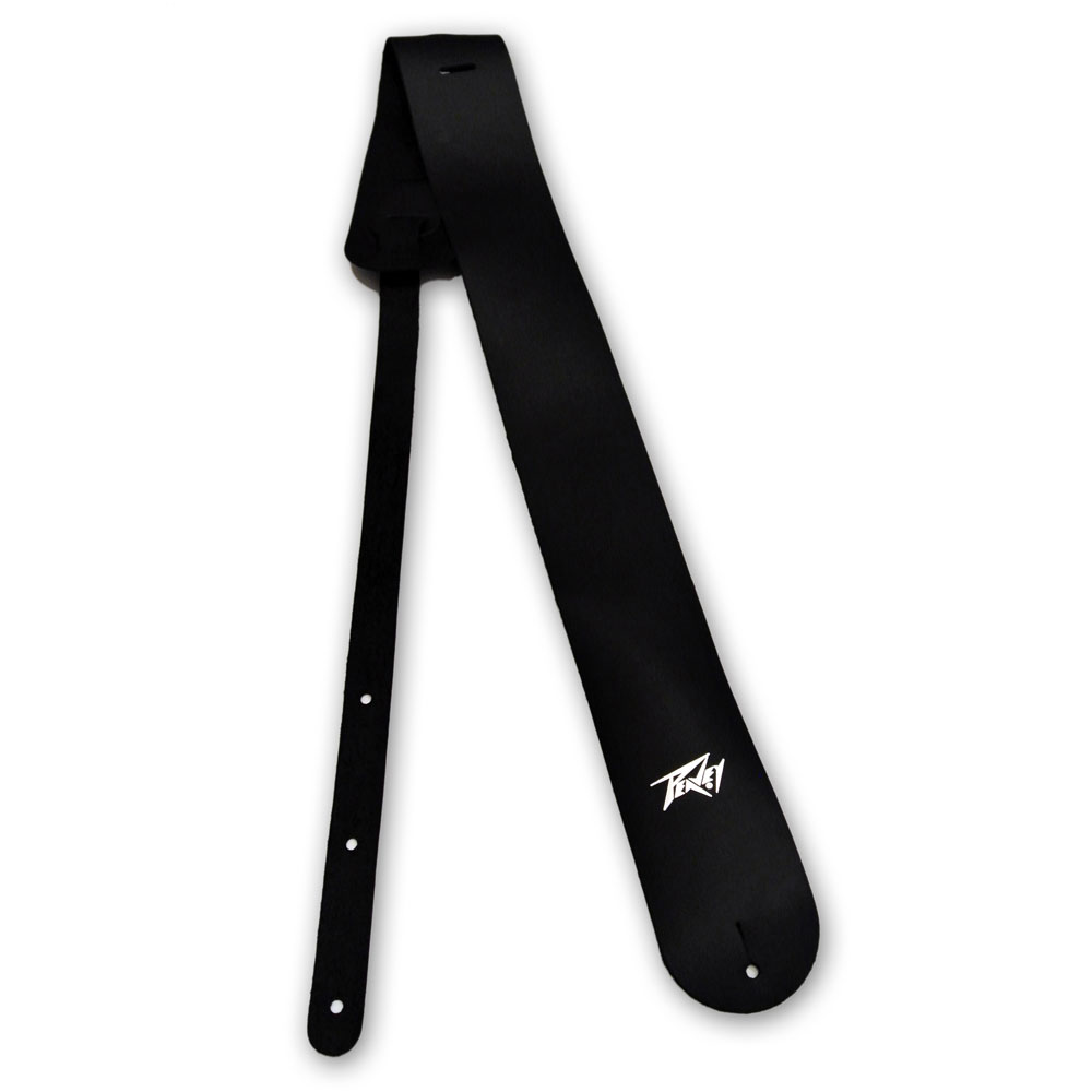 PEAVEY CLASSIC LTHR STRP 3" BLK ギターストラップ