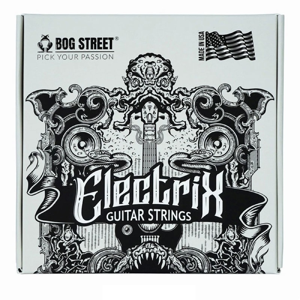 Bog Street Uncoated Electric Guitar Strings 10/46 Bright Light エレキギター弦
