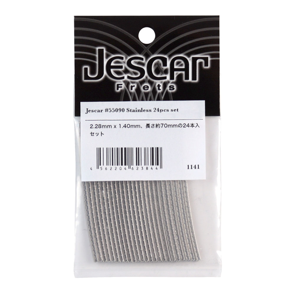 Jescar Frets #55090 Stainless 24pcs set No.1141 フレット