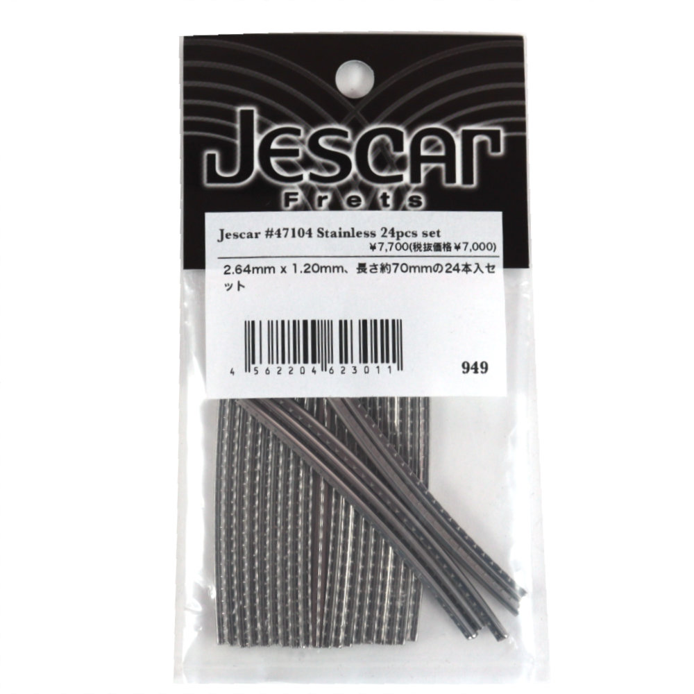 Jescar Frets #47104 Stainless 24pcs set No.949 フレット
