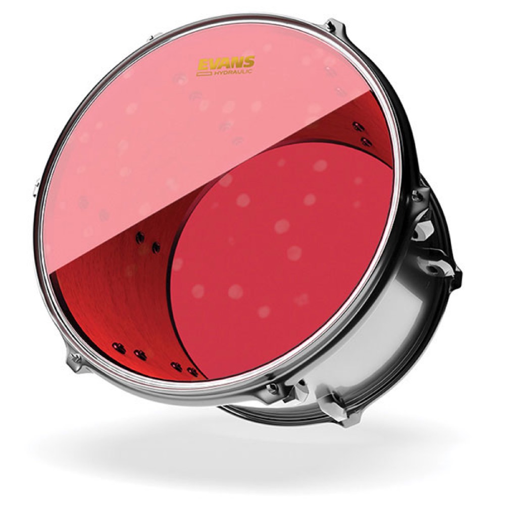 EVANS TT20HR 20' Hydraulic Red Tom ドラムヘッド 装着イメージ画像