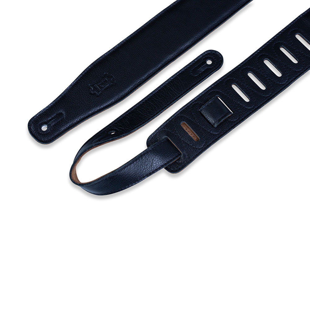 LEVY’S M26GF BLK ギターストラップ レヴィース ストラップ穴部画像