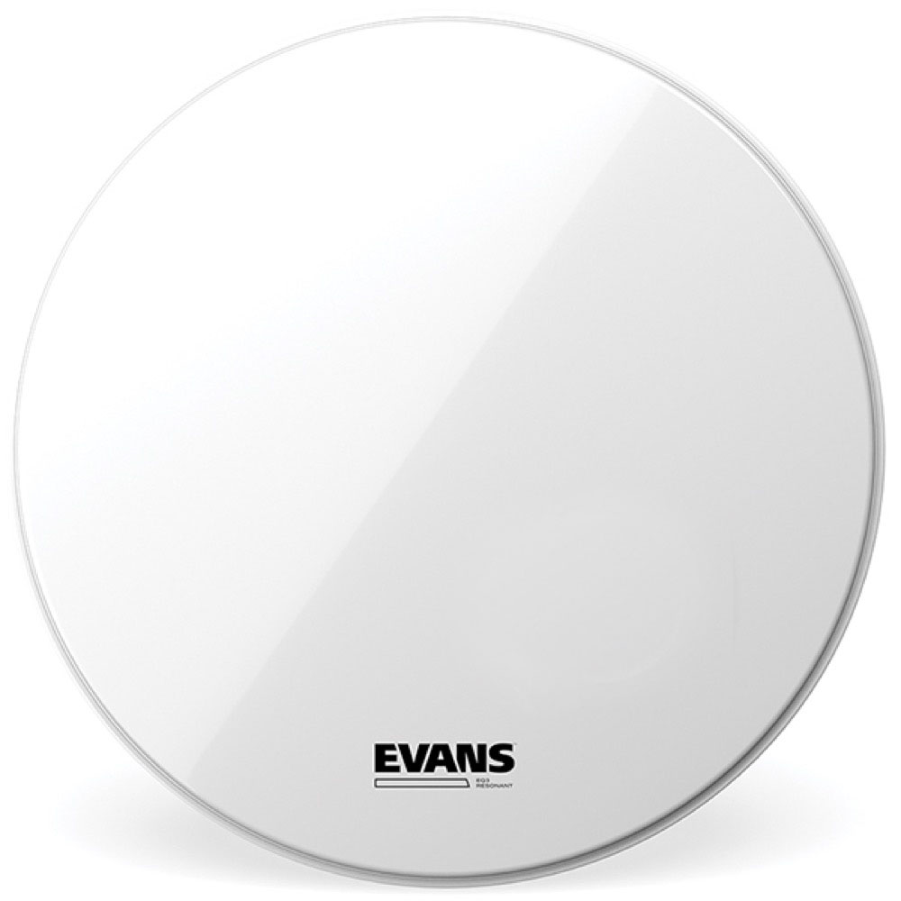 EVANS TT16RSW-NP EQ3 Resonant Smooth White バスドラムヘッド