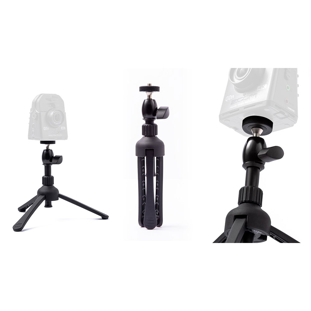 ZOOM TPS-5 Tripod Stand デスクトップ三脚スタンド ズーム 使用画像