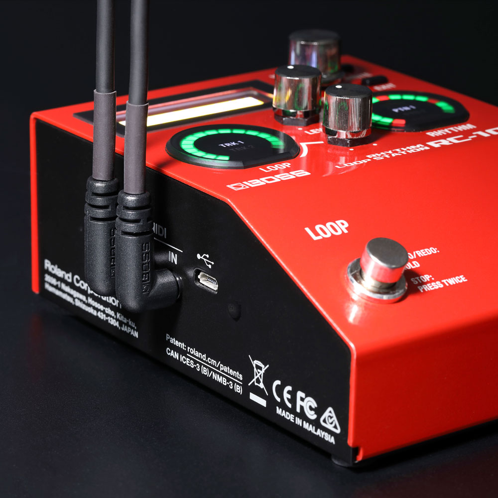 BOSS BCC-2-3535 MIDI Cable 3.5mm TRS/TRS 60cm LL MIDIケーブル 使用例