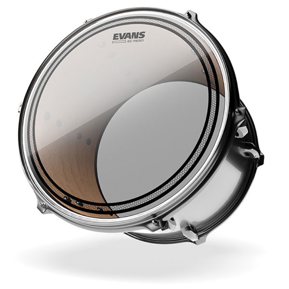 EVANS TT16ECR 16' EC Resonant Tom ドラムヘッド 装着イメージ画像