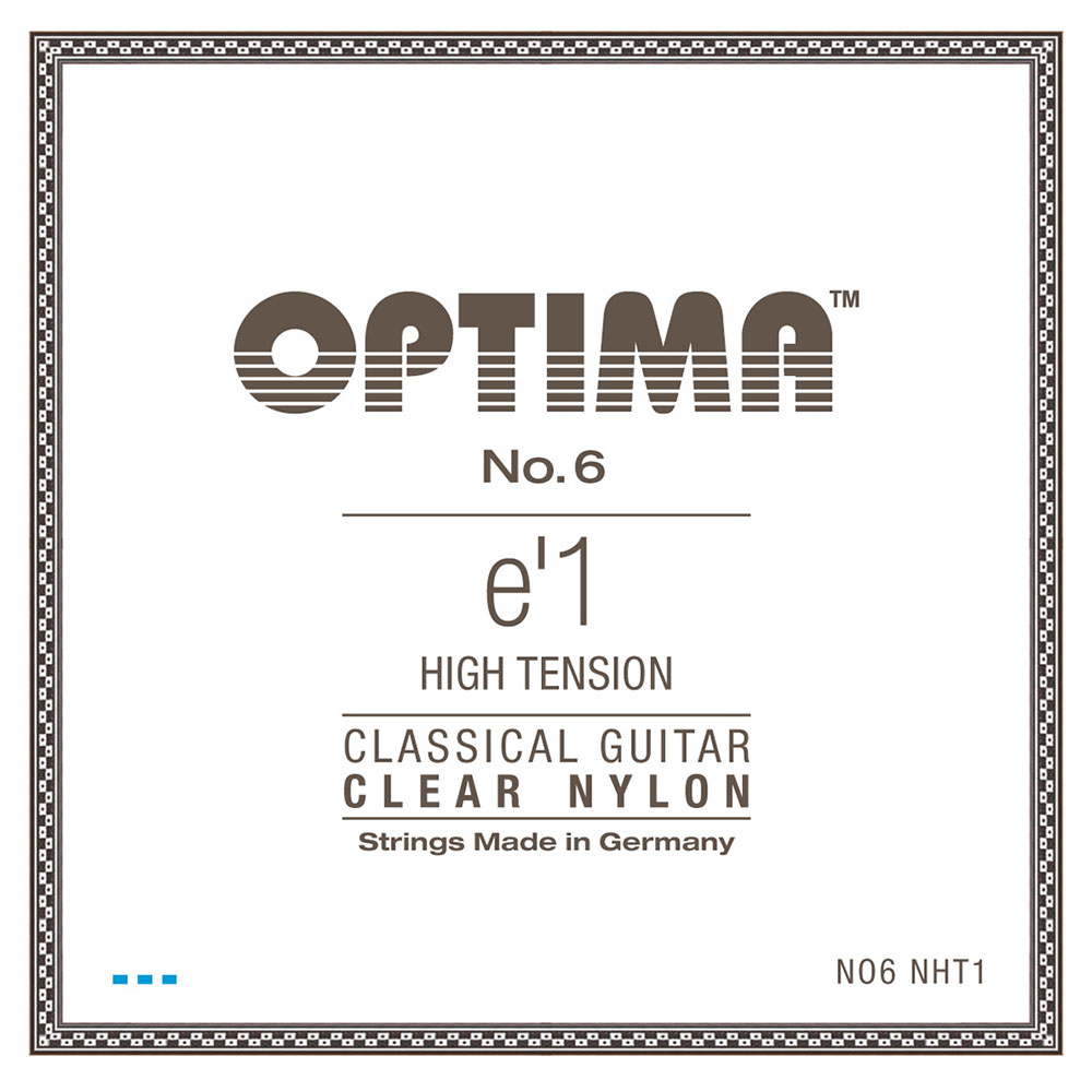Optima Strings No6.NHT1 Nylon E1 High 1弦 バラ弦 クラシックギター弦