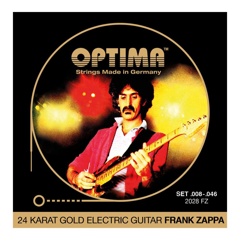 Optima Strings 2028.FZ 24K Gold Strings Frank Zappa Signature エレキギター弦
