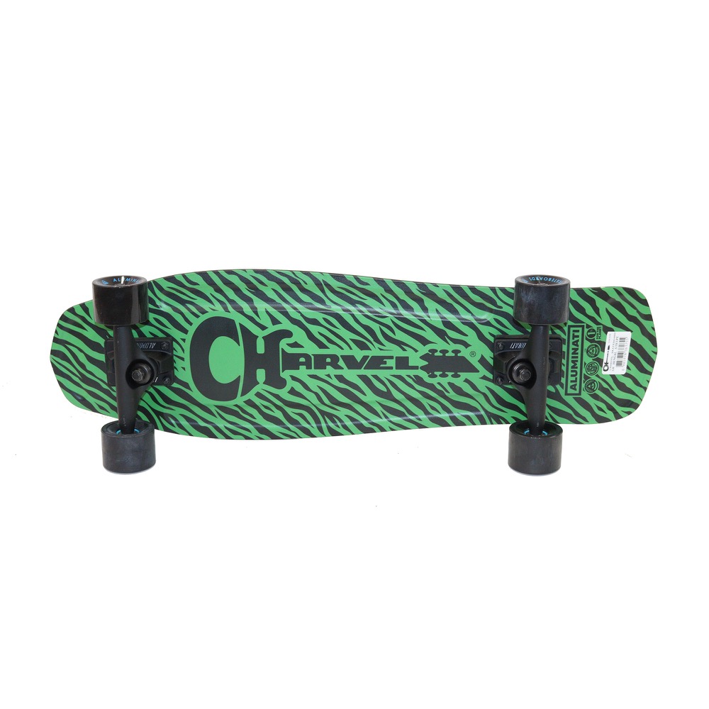 Charvel Neon Green Bengal Skateboard by Alumanati スケートボード 裏側