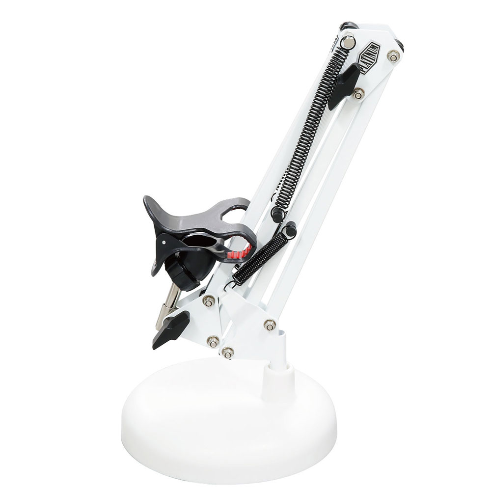 PLATINUM MPS1 WT White 卓上スマホスタンド コンパクトに折りたたみ可能