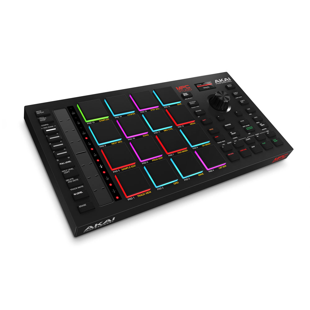 AKAI Professional MPC Studio MPCソフトウェア専用音楽制作コントローラー 全体像
