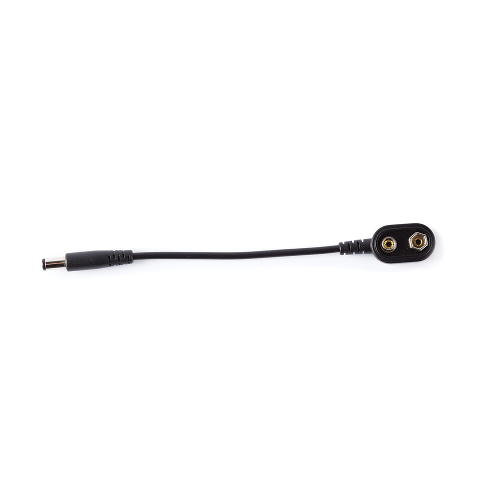 Planet Waves by D’Addario PW-9VPC-02 9V Pigtail Adaptor 7.6cm 2pack バッテリースナップケーブル ストレートプラグ画像