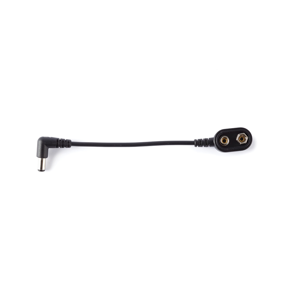 Planet Waves by D’Addario PW-9VPC-02 9V Pigtail Adaptor 7.6cm 2pack バッテリースナップケーブル L型プラグ画像