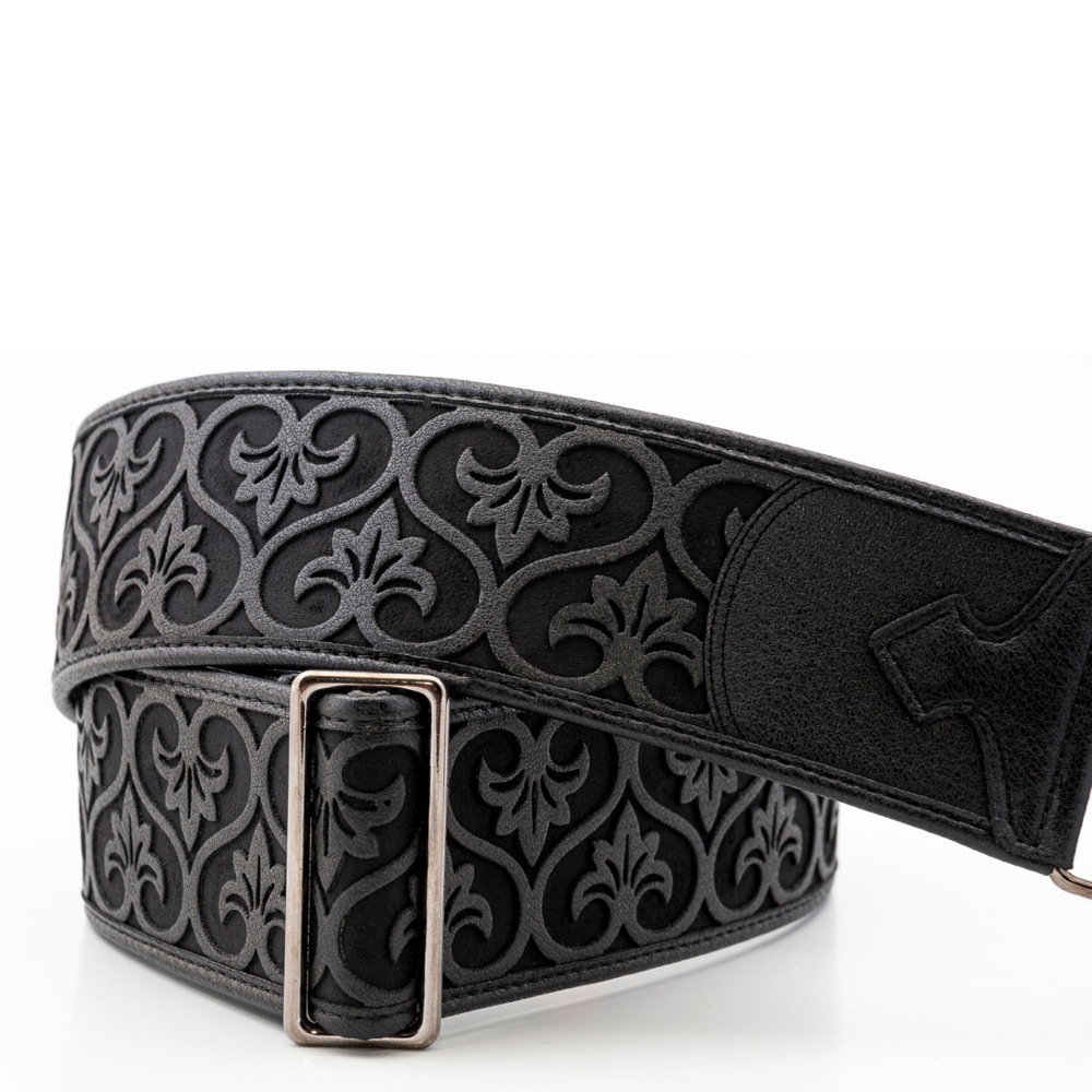 Righton! STRAPS DELUXE Black ギターストラップ アップの画像