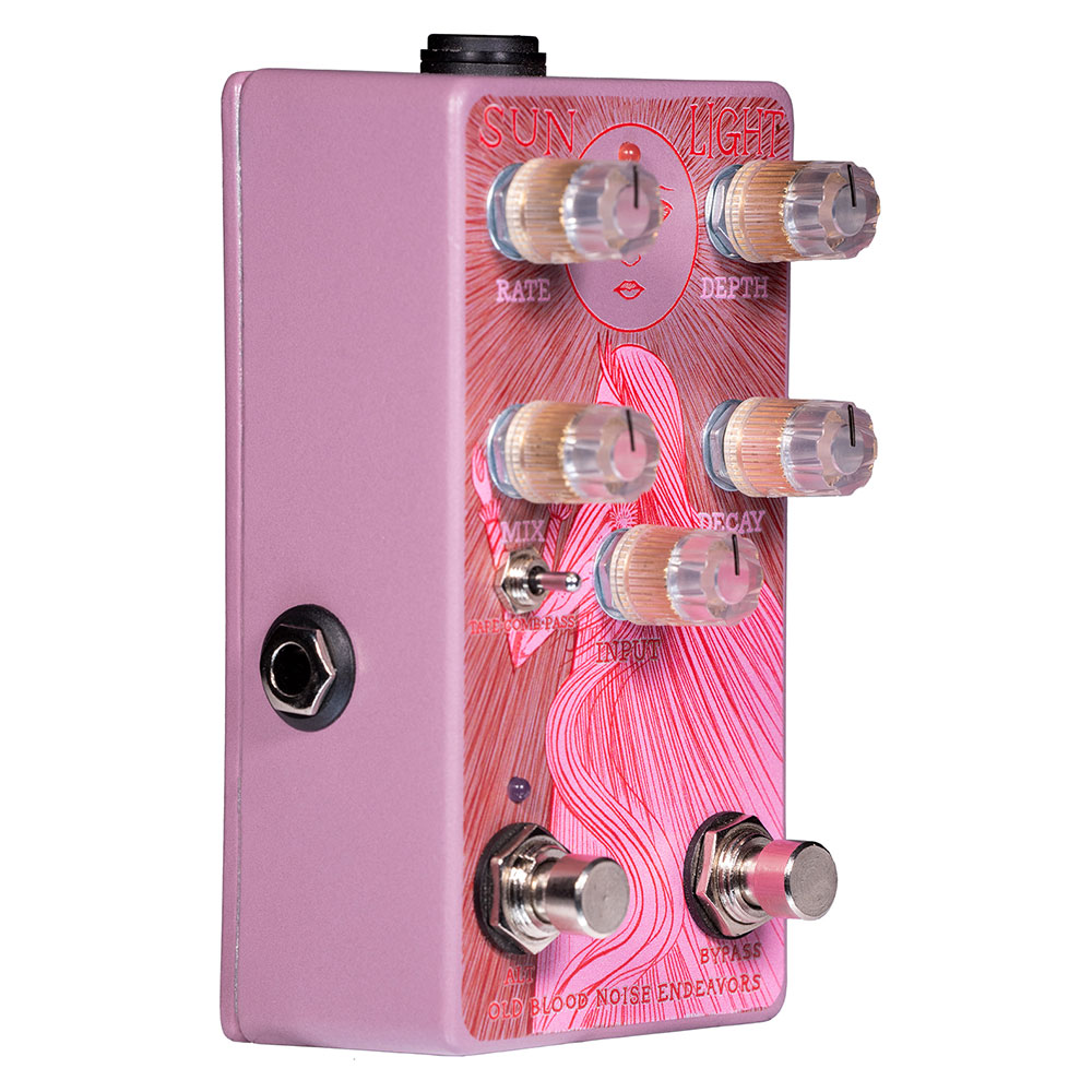 Old Blood Noise Endeavors Sunlight リバーブ ギターエフェクター 側面
