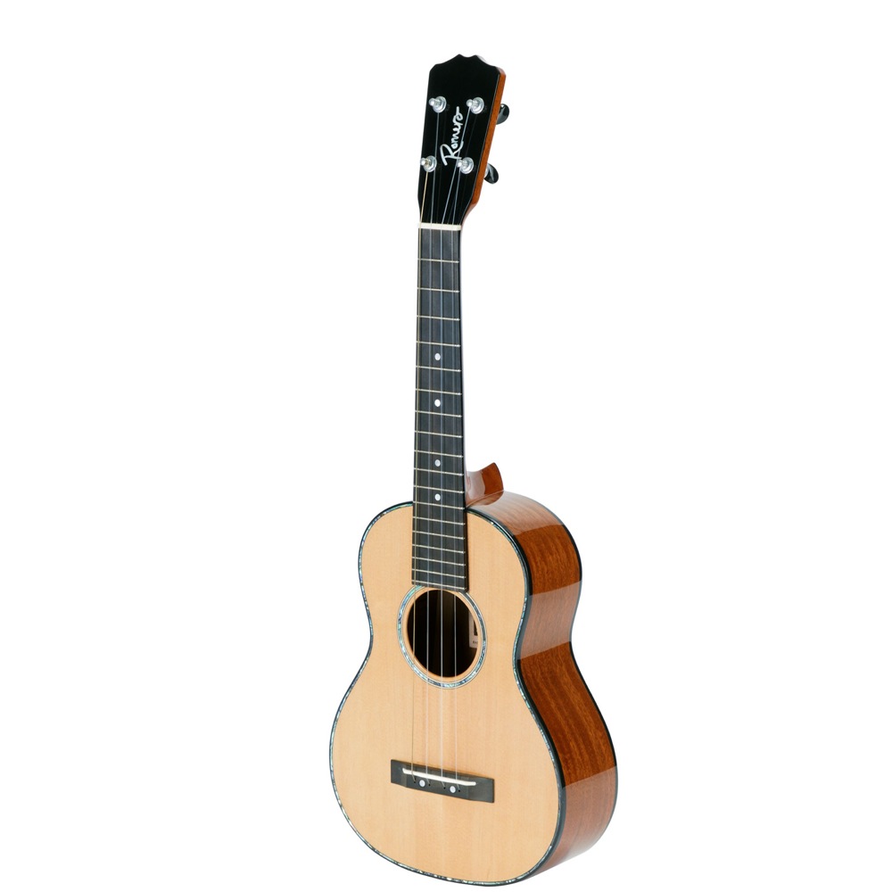 ROMERO CREATIONS Romero Signature Tenor Spruce Mahogany Low-G テナーウクレレ 側面の画像