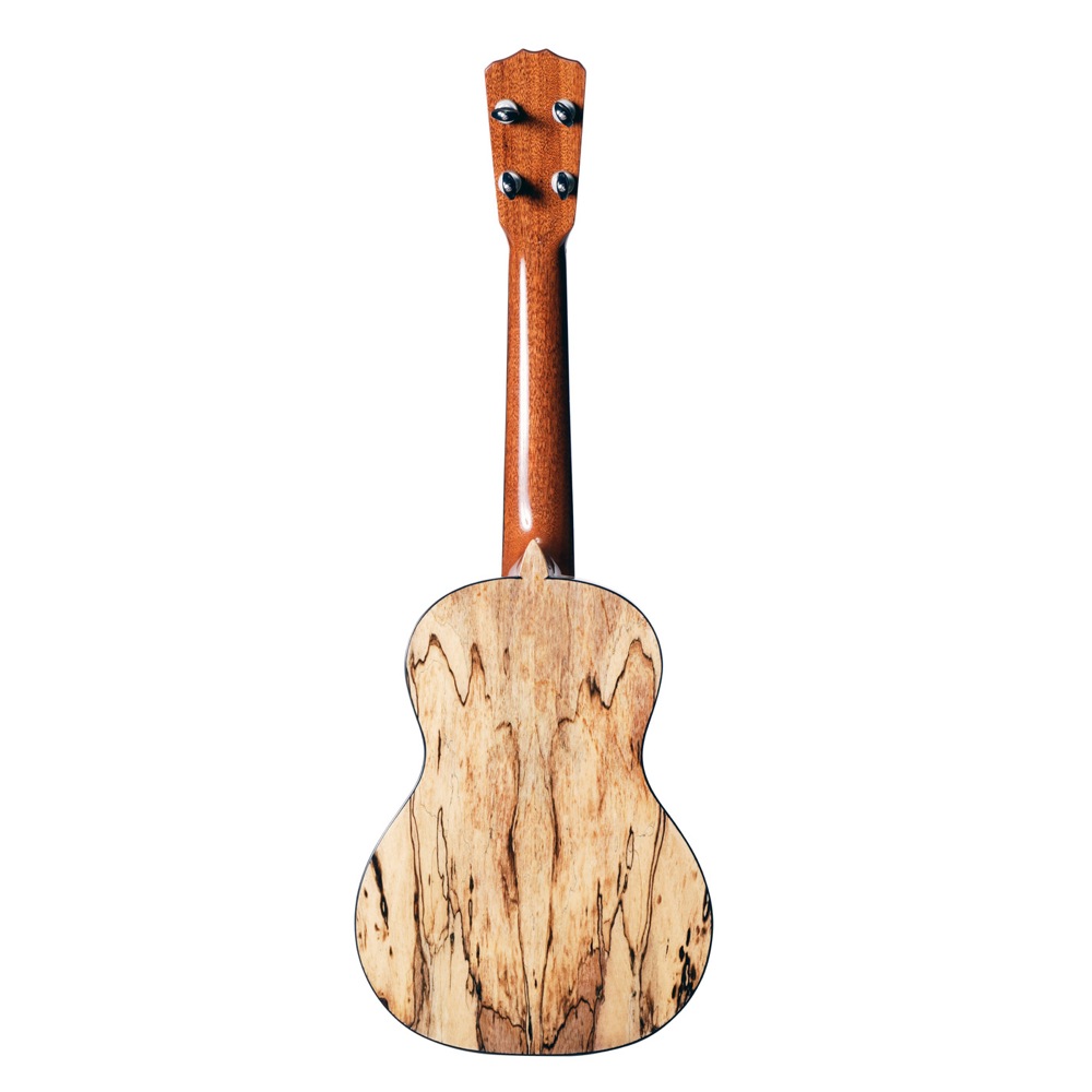 ROMERO CREATIONS Romero Signature Tenor Spalted Mango Low-G テナーウクレレ 背面の画像
