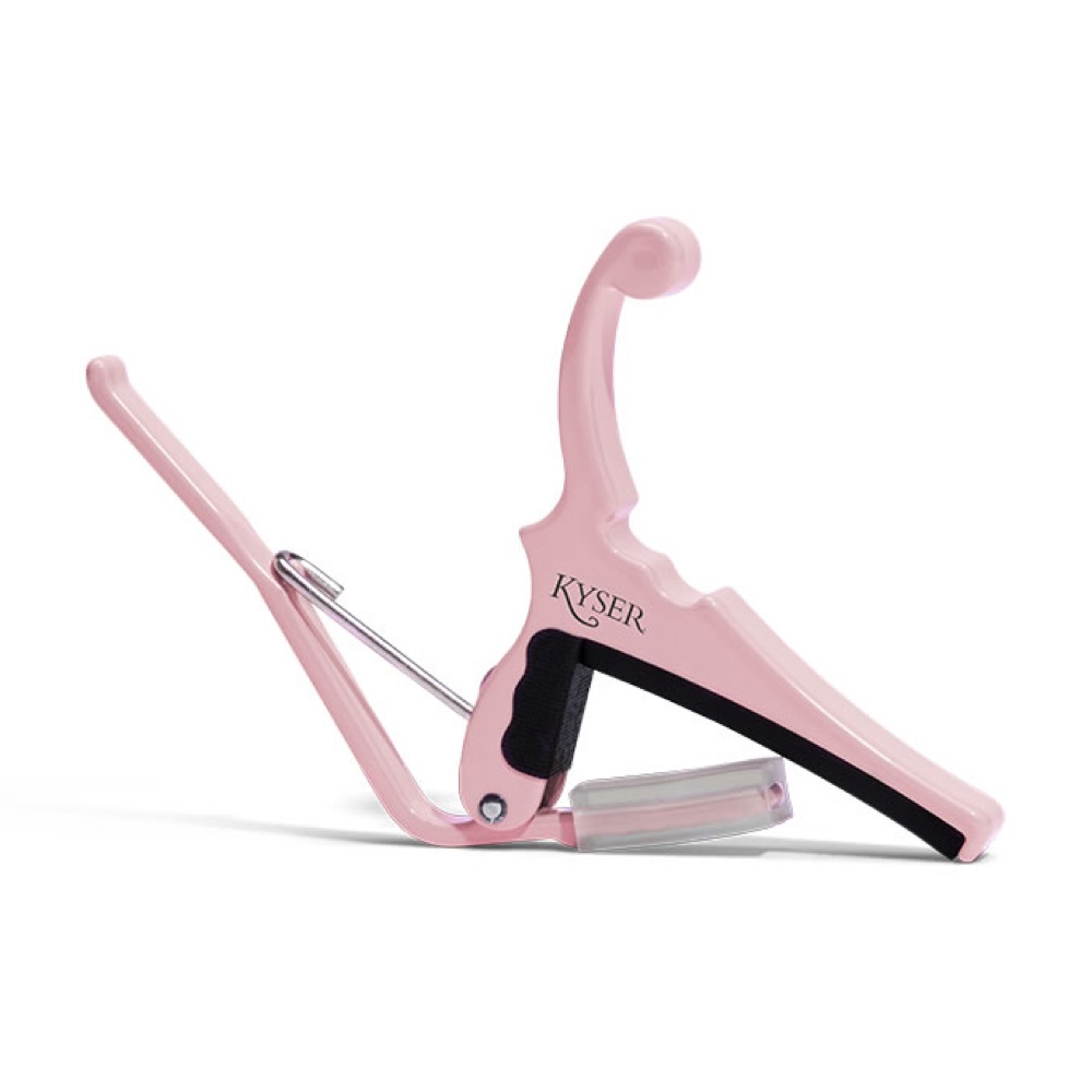 Kyser KGEFSPA Fender Classic Color Quick-Change Electric Capo Shell Pink ギター用カポタスト 背面画像