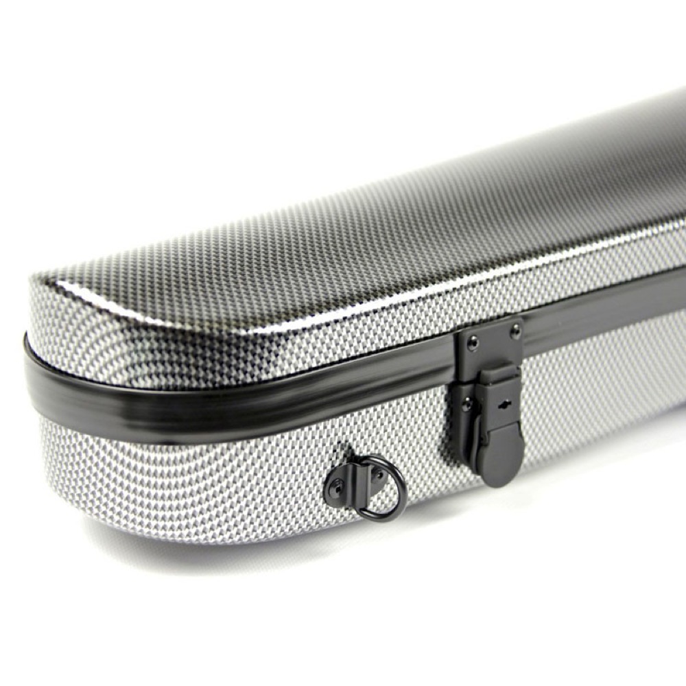bam 2002XLSC HIGHTECH Violin Silver Carbon look バイオリンケース アップの画像
