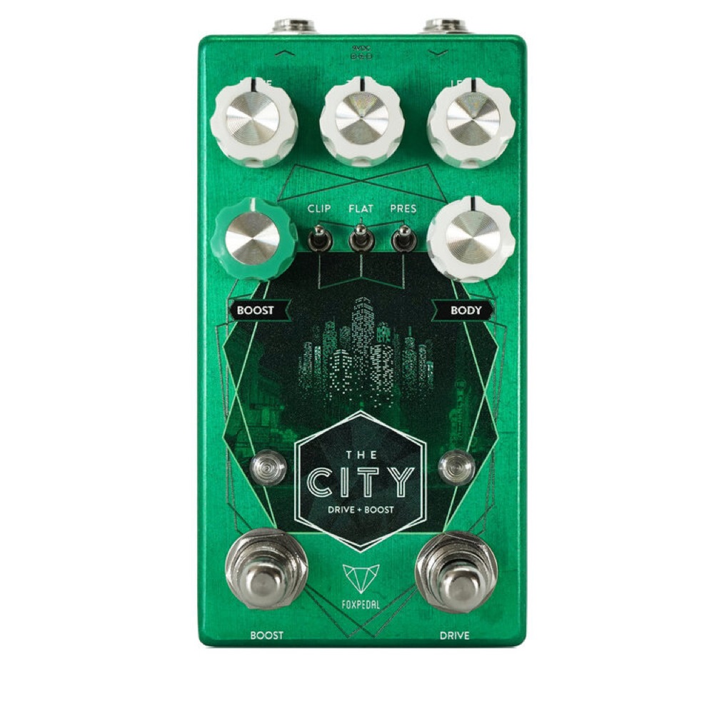 Foxpedal The City V2 オーバードライブ ギターエフェクター