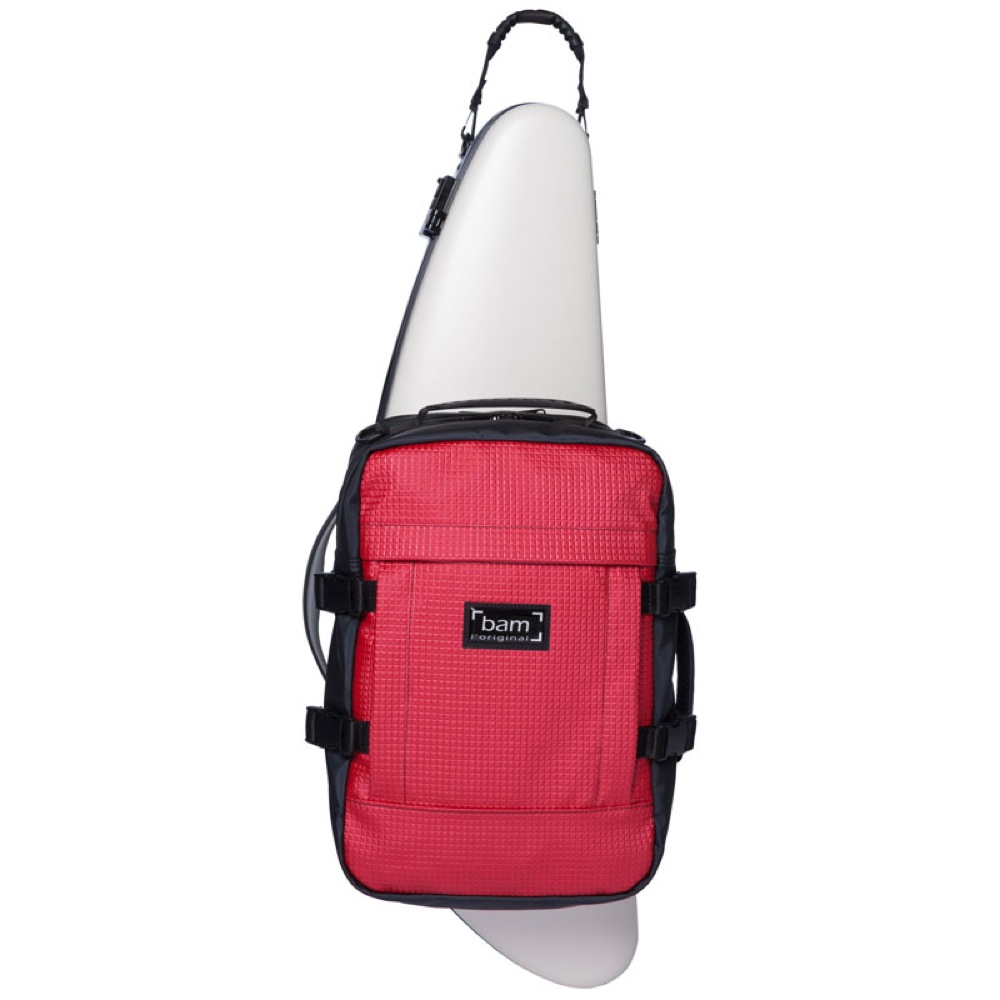 bam A+ R BACKPACK FOR HIGHTECH CASE Red バックパック 使用イメージ画像