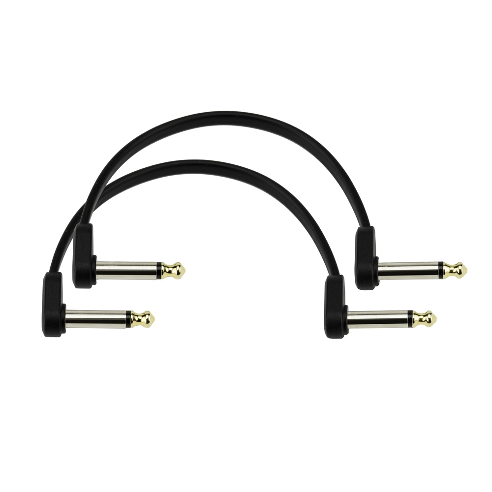 Planet Waves by D’Addario PW-FPRR-206OS 15cm Offset Type LL パッチケーブル 2本セット