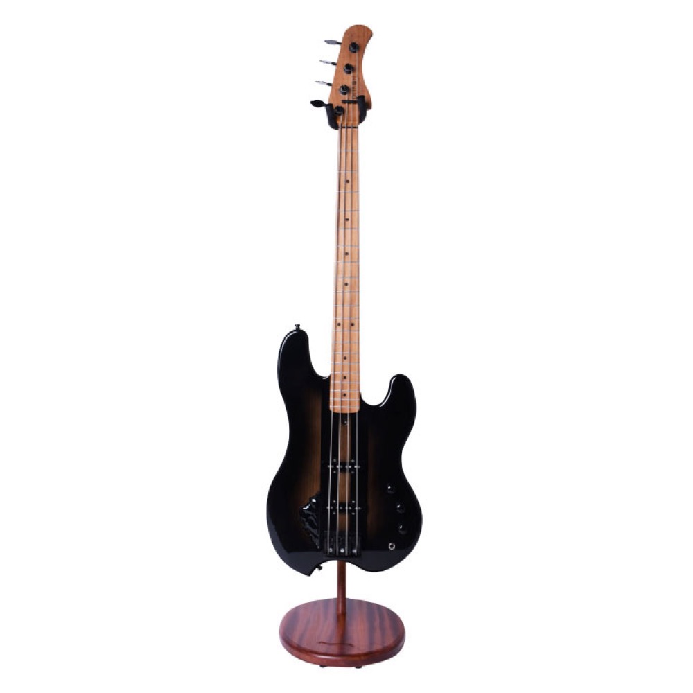Ruach Music RM-GS2-S Wooden Bass Guitar Stand Mahogany ベーススタンド ベース立てかけ正面画像