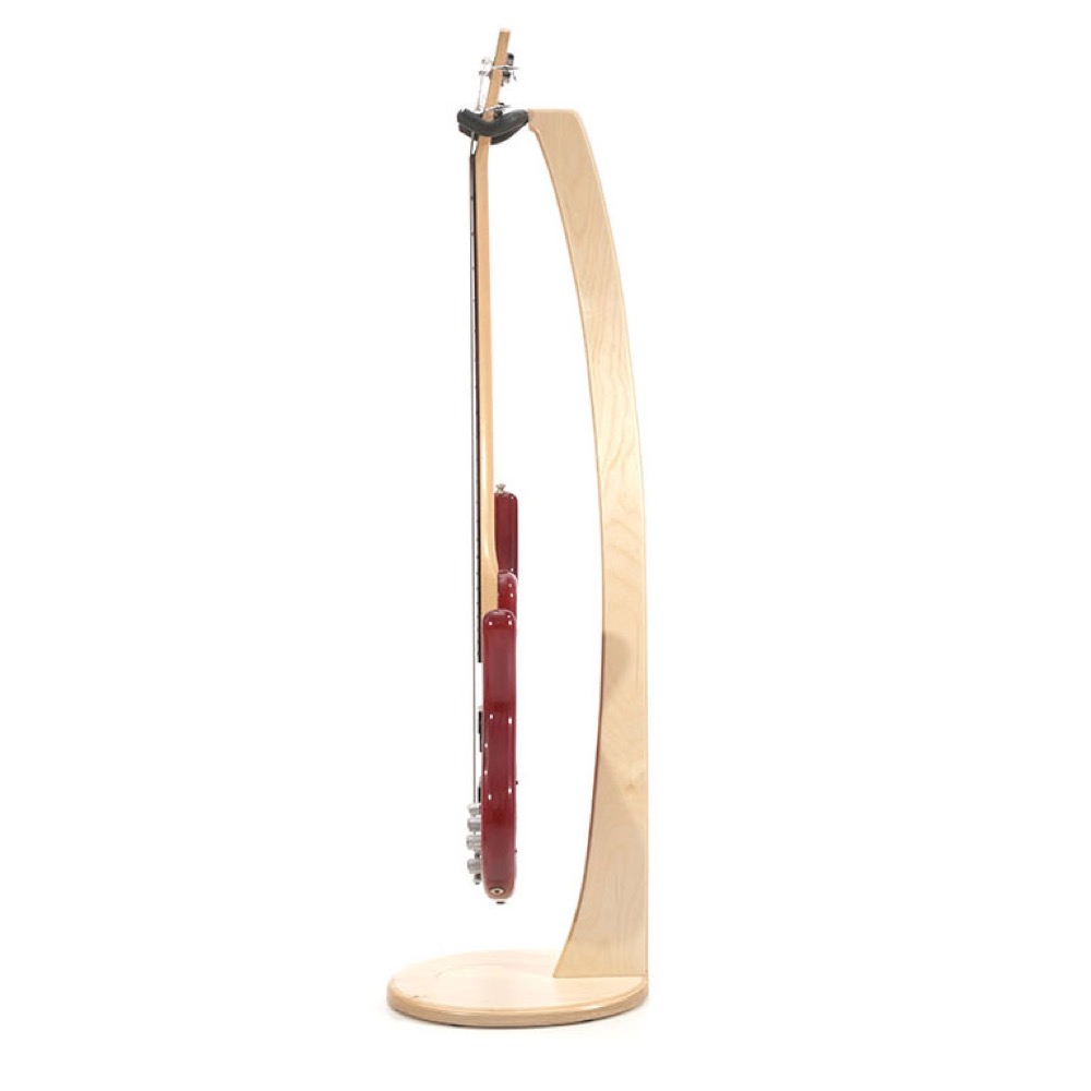 Ruach Music RM-GS2-B Wooden Bass Guitar Stand Birch ベーススタンド ベース立てかけサイドイメージ画像