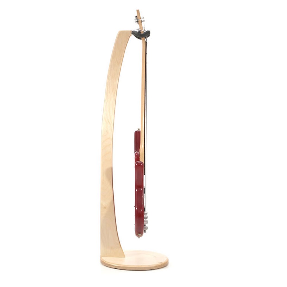 Ruach Music RM-GS2-B Wooden Bass Guitar Stand Birch ベーススタンド ベース立てかけサイドイメージ画像
