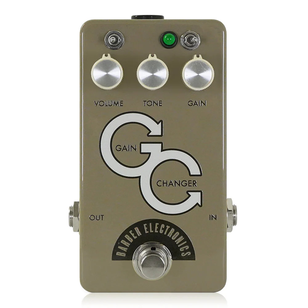 Barber Electronics Gain Changer SR Olive オーバードライブ ギターエフェクター