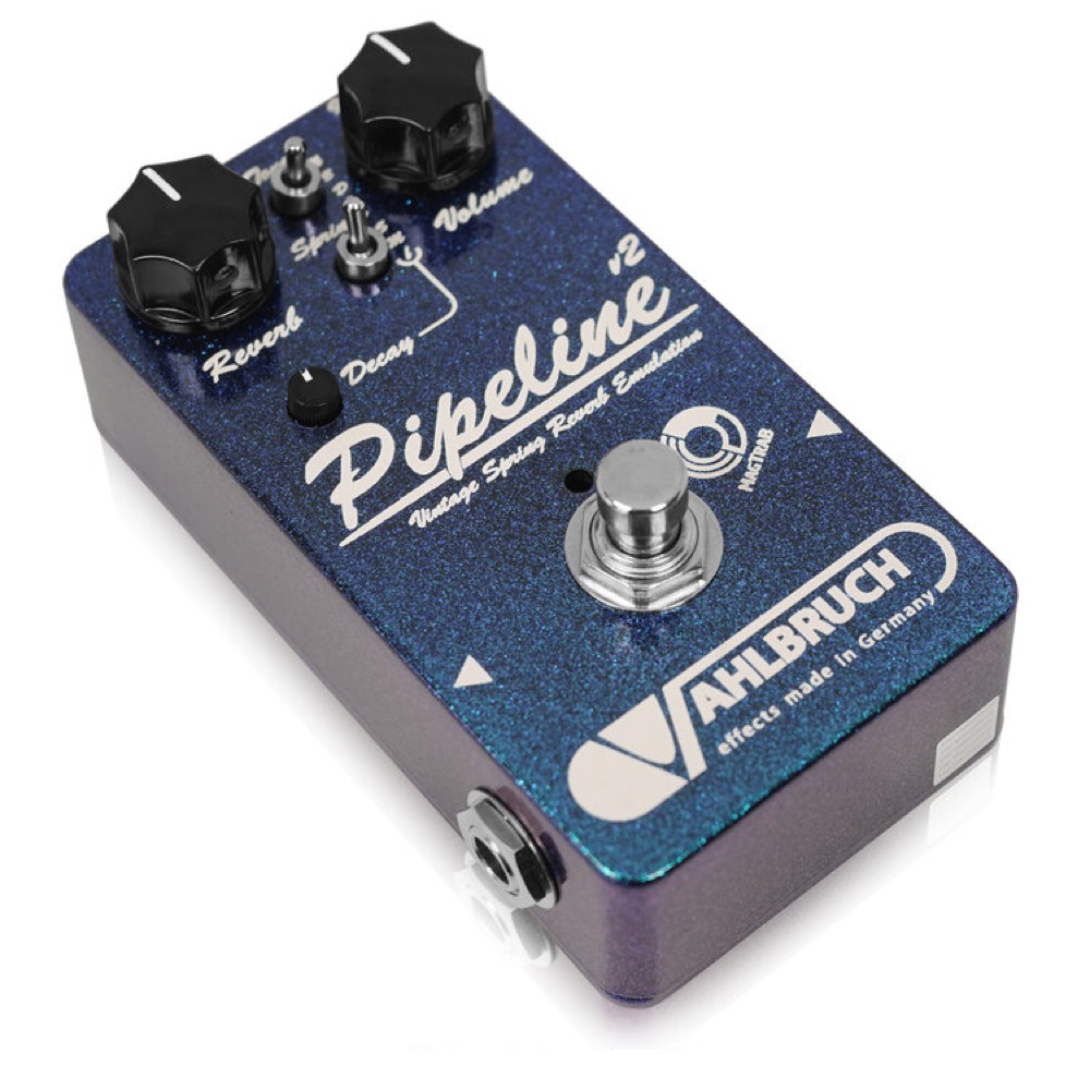 VAHLBRUCH Pipeline V2 リバーブ ギターエフェクター 斜めの画像