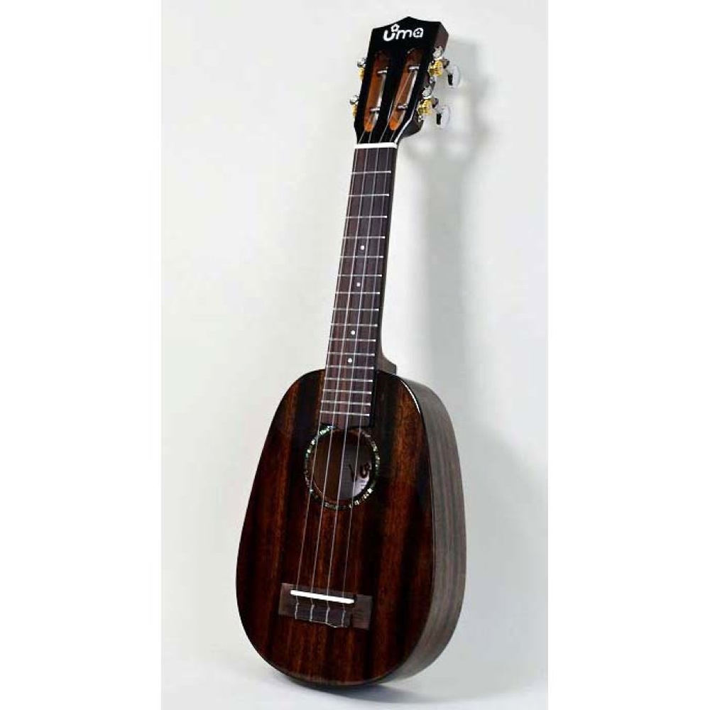 Uma Ukulele UK-20SSP BK パイナップル型 ソプラノウクレレ 全体の画像