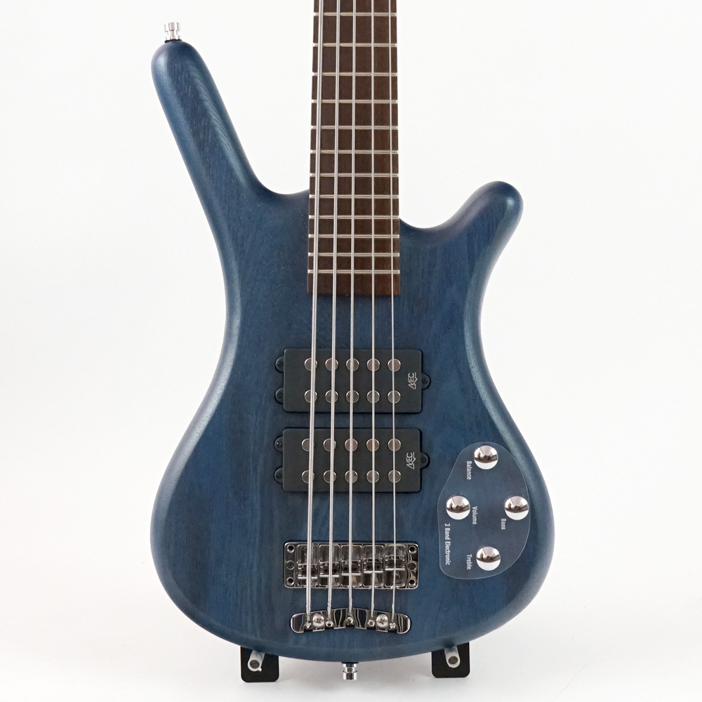 WARWICK Rockbass Corvette $$ 5st Ocean Blue Transparent Satin 5弦エレキベース ボディトップ画像