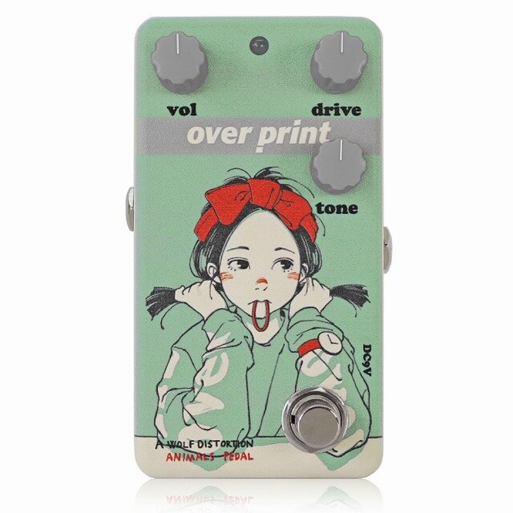 Animals Pedal over print 古塔つみ A Wolf Distortion ディストーション ギターエフェクター