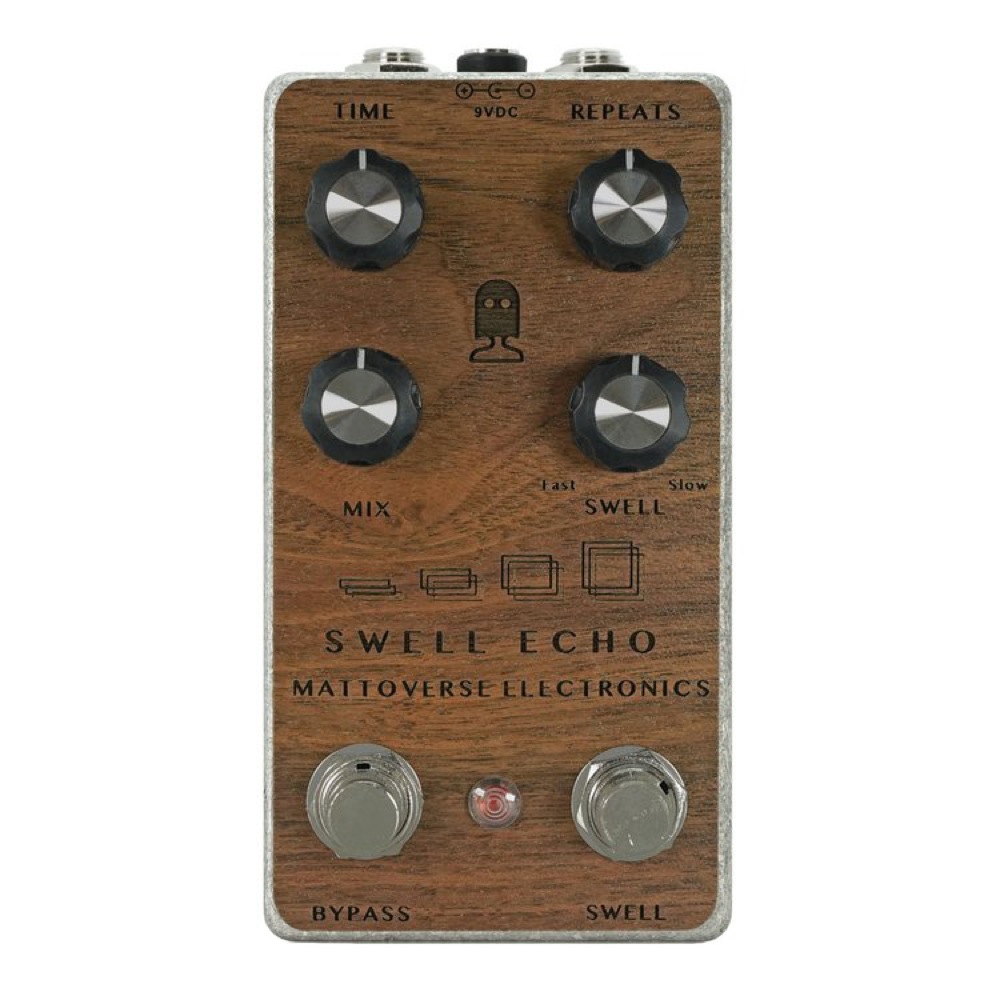 Mattoverse Electronics Swell Echo Walnut Faceplate ディレイ ギターエフェクター