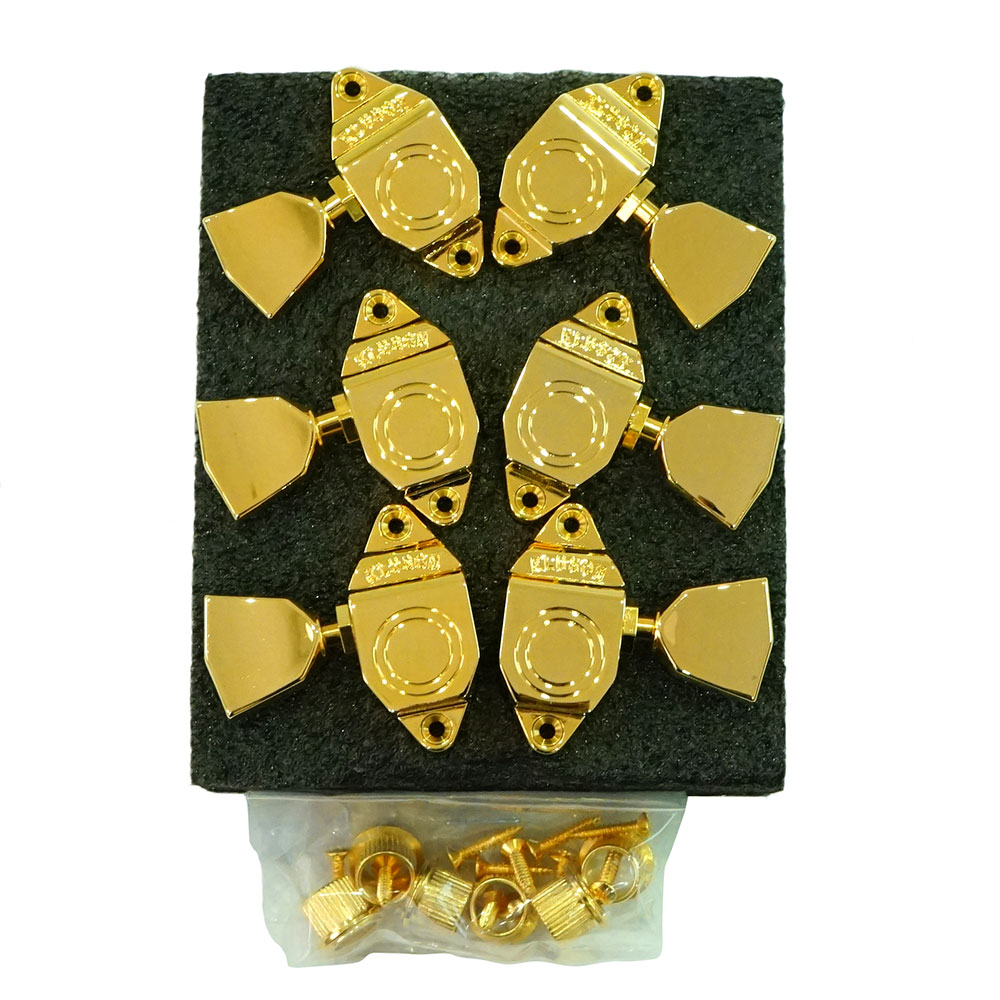 KLUSON 3 per side MB Gold Sealfast ギターペグ