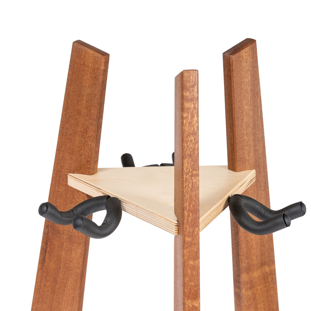 Ruach Music RM-GR1-M 3-Way Guitar Rack Mahogany ギタースタンド ネックホルダー部
