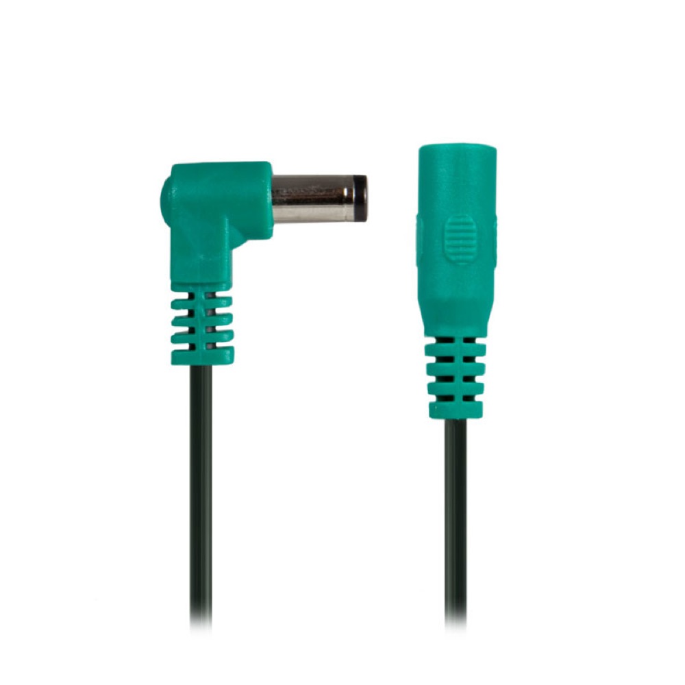 POWER-ALL C-GN/R 2.5mm径 L型プラグ センター＋（逆相）プラグ変換ケーブル DCケーブル コネクタ部