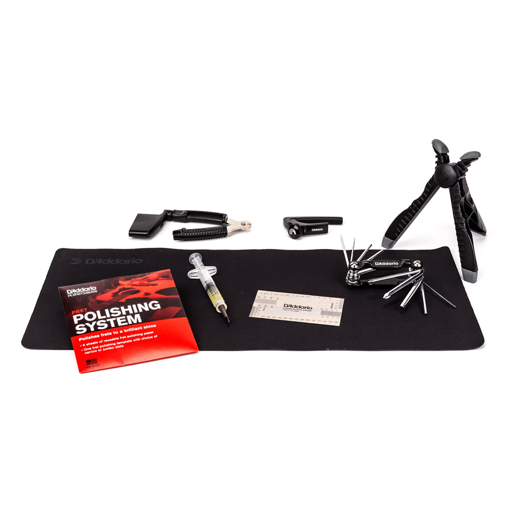 Planet Waves by D’Addario PW-EBMK-01 Bass Maintenance Kit ベースメンテナンスキット セット内容画像